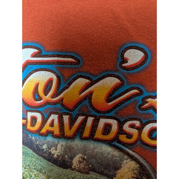 2004 Harley Davidson T Shirt Size XL Harley Davidson Shop Orange Goldsboro NC - Picture 10 of 16